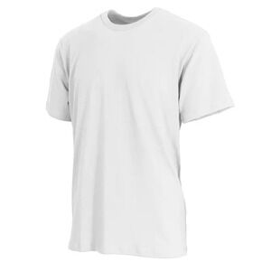 Blue Ice Premium White T-Shirt Soft Crew Neck Short Sleeve Mens‎ XL